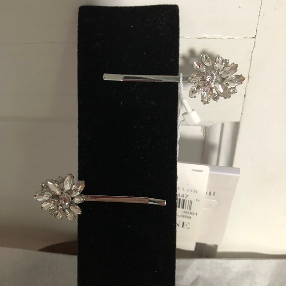 Ann Taylor two hair barrettes marquis & round cut Ann Taylor | Accessories | Ann Taylor Two Hair Barrettes  main image 2